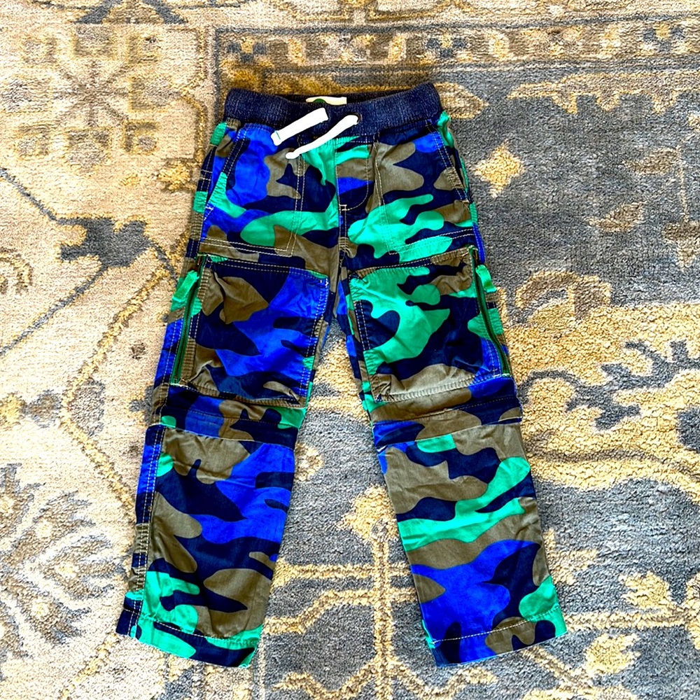 Mini Boden Camo Boys Pants